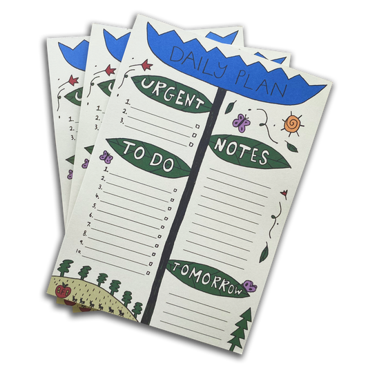 Flower Daily Planner Notepad