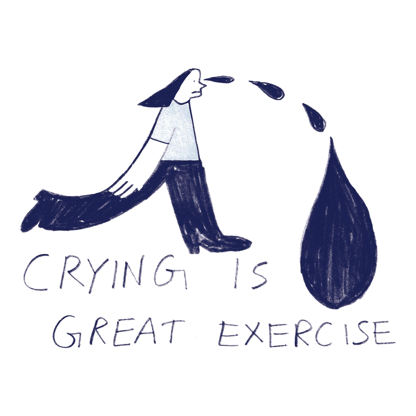 Crying is Great Exercise
