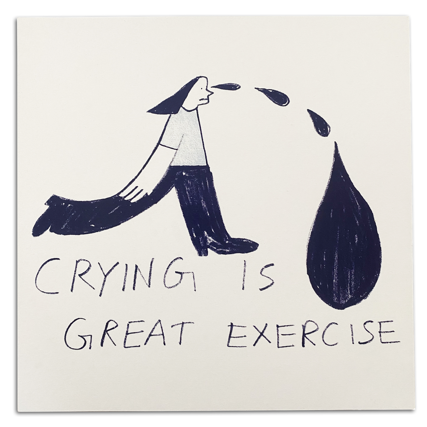 Crying is Great Exercise
